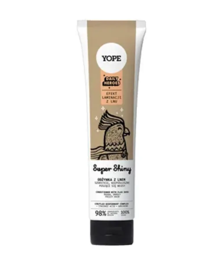 YOPE YOPE- DAILY HEROES SUPER SHINY OD ŻYWKA DO W ŁOSÓW Z LNEM 170ML