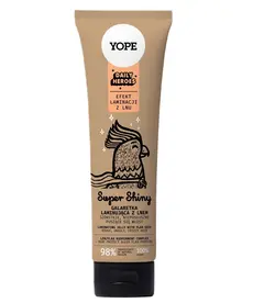 YOPE YOPE -DAILY HEROES SUPER SHINY GALARETKA LAMINUJ ĄCA Z LNEM DO W ŁOSÓW 140ML