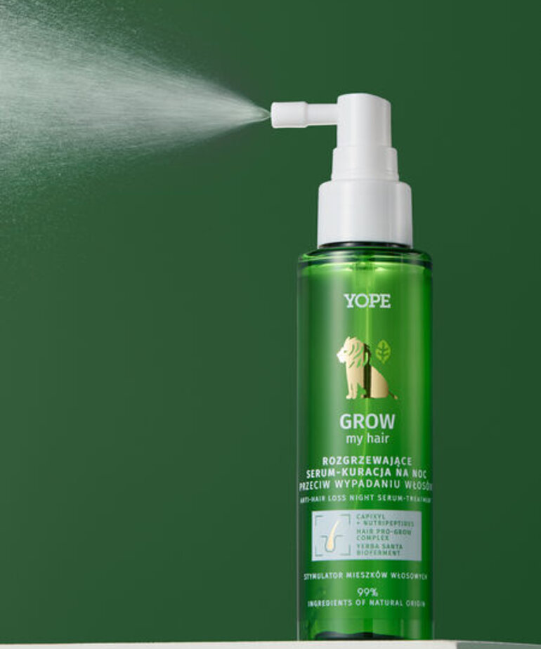 YOPE YOPE - GROW MY HAIR SERUM-KURACJA NA NOC DO SKÓRY G ŁOWY 110ML