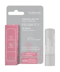 FLOSLEK Prebiotic LIP CARE Prebiotyczna Pomadka Do Ust CANDELILLA WAX 4 gr