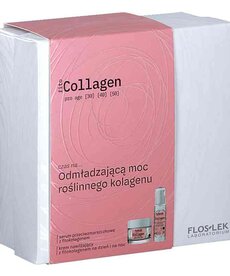FLOSLEK Zestaw FitoCollagen, Krem + Serum , 50ml +30 ml