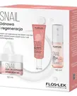 FLOSLEK Zestaw SNAIL Odnowa I Regeneracja,Krem naprawczy Dzien /Noc +Krem Wokol Oczu , +Tonik Lagodzacy 50ml