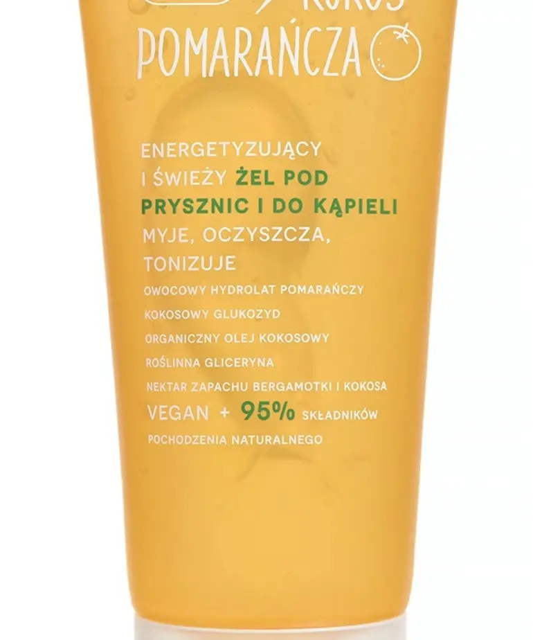 ZIAJA ZIAJA -Kokos I Pomarancza -Zel Pod Prysznic , 200ml