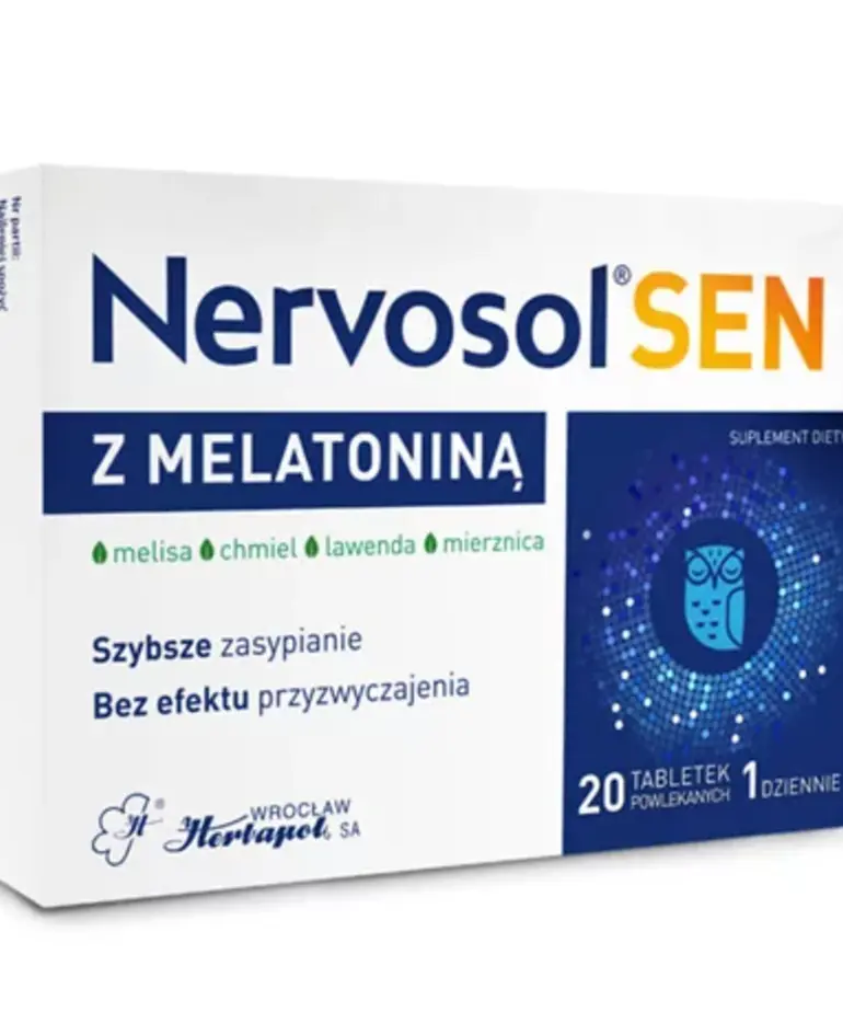 HERBAPOL Herbapol - Nervosol Sen z Melatonina 20 tabs