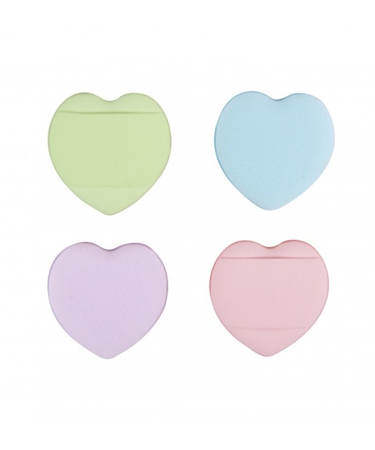 DONEGAL Donegal Gąbeczki do Makijażu Serca Mini Silikonowe  4 szt