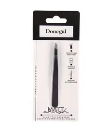 DONEGAL DONEGAL Pęseta kosmetyczna skośna matowa czarna 4126