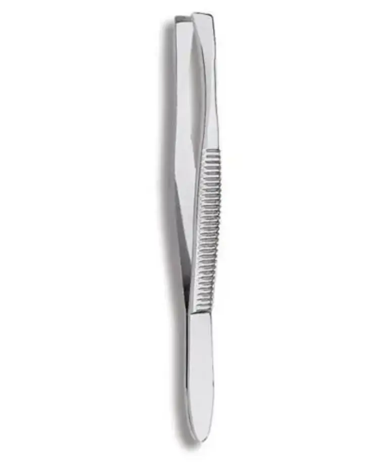 DONEGAL Donegal Pęseta kosmetyczna prosta Srebrna 1091