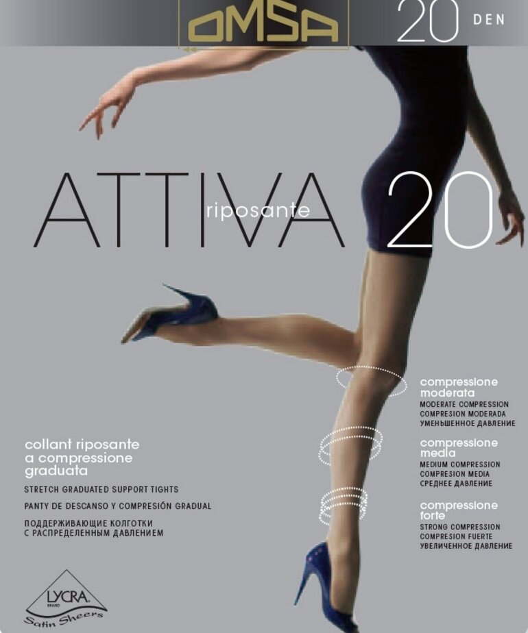 OMSA -Rajstopy Attiva 20 , Daino 2-S