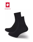 Milena MILENA-Skarpety Medyczne Krotkie , Somedic, Czarne , Rozm 37/41