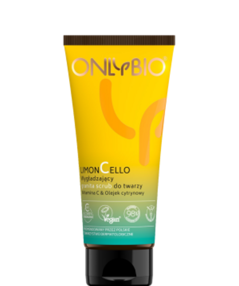 ONLYBIO ONLYBIO Limoncello Wygładzający Granita Scrub do Twarzy 75ml