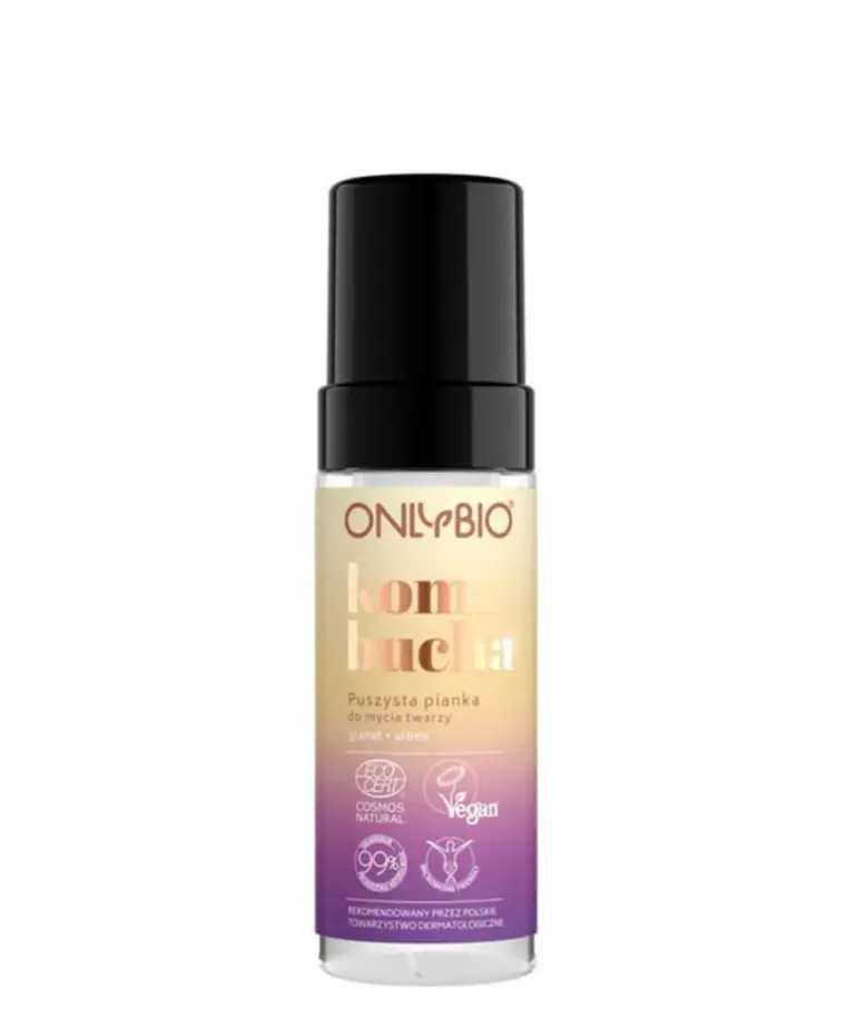 ONLYBIO ONLYBIO Kombucha Puszysta Pianka do Mycia Twarzy 150 ml