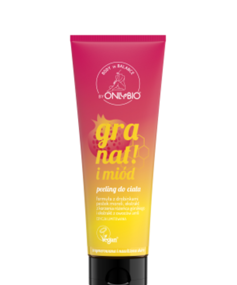 ONLYBIO Onlybio Body in Balance Limited Edition Granat i miód Peeling do ciała 200 ml