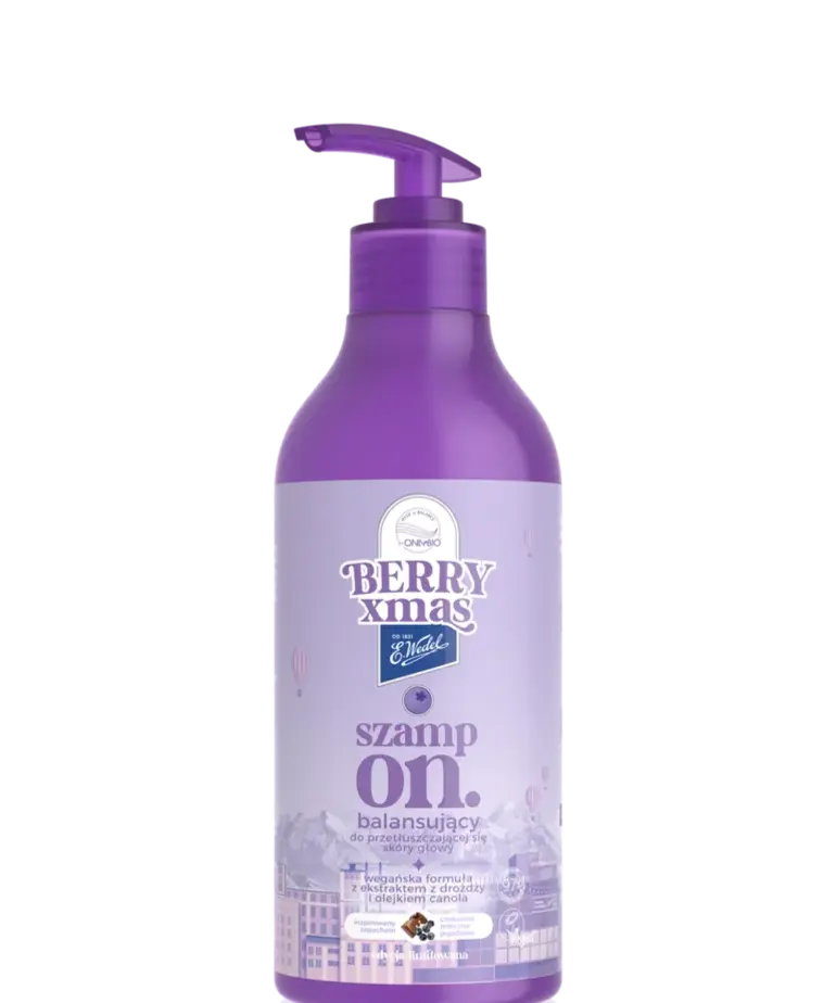 ONLYBIO OnlyBio x E. Wedel Hair in Balance Szampon Balansujący Inspirowany Zapachem Czekolada Mleczna Jagodowa, 400 ml