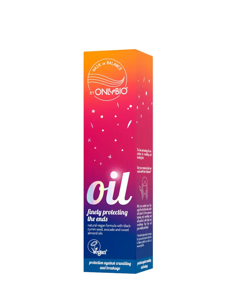 ONLYBIO ONLY BIO-HAIR IN BALANCE -Olejek Zabezpieczajacy Koncowki Wlosow, 80ml