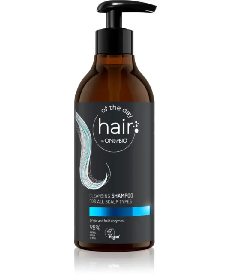ONLYBIO ONLY BIO -HAIR OF THE DAY -Szampon Oczyszczajacy do Wszystkich Rodzajow Wlosow, 400ml