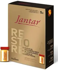 FARMONA FARMONA - Jantar Restore Kuracja Regenerujaca W Ampulkach Z esencja Bursztynowa 5 Sztuk
