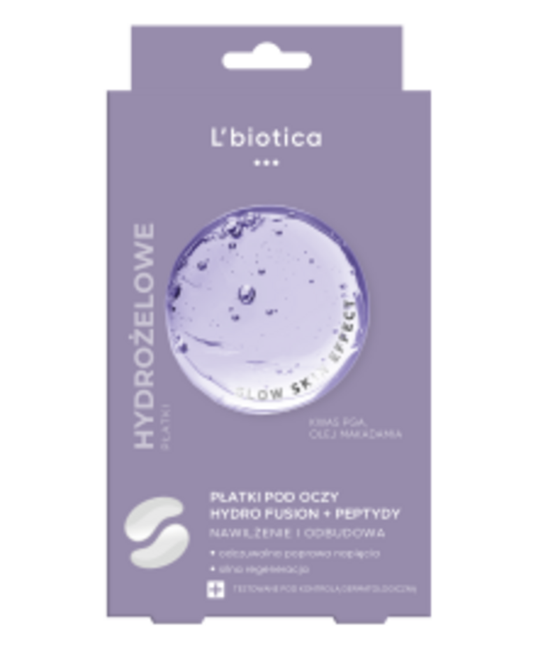 LBIOTICA L'biotica - Platki Pod Oczy Hydro Fusion Peptydy 1 Para