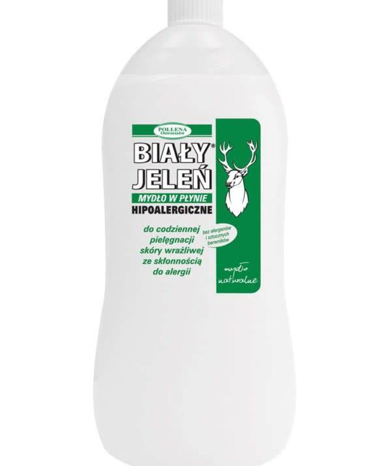 POLLENA Biały Jeleń Hypoallergenic Liquid Soap 1L