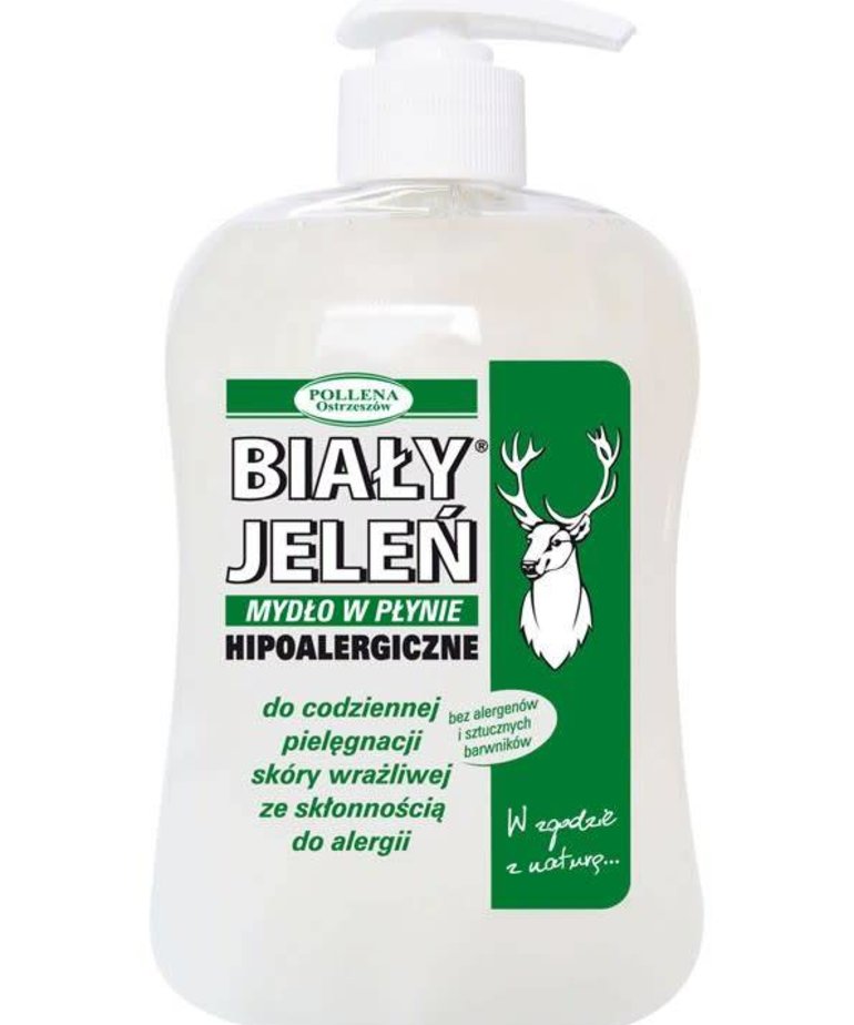 POLLENA BIALY JELEN- Mydlo w Plynie 500ml
