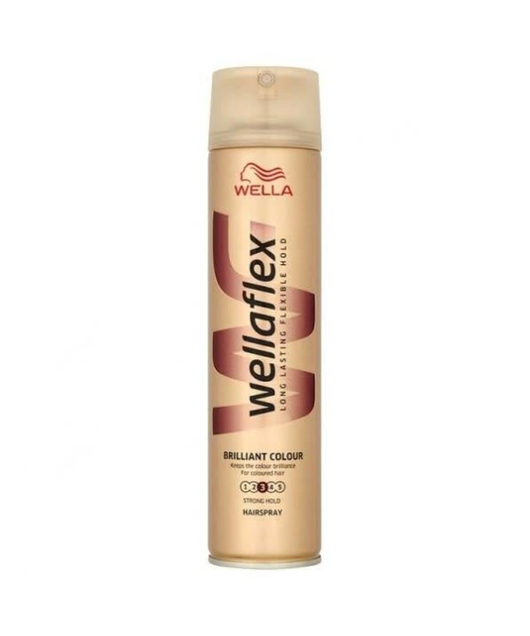 WELLA Wellaflex Shiny Color Hairspray 3 Strong Hold 250ml