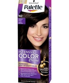 SCHWARZKOPF Palette Intensive Color Creme Cream Coloring Dark Brown N2