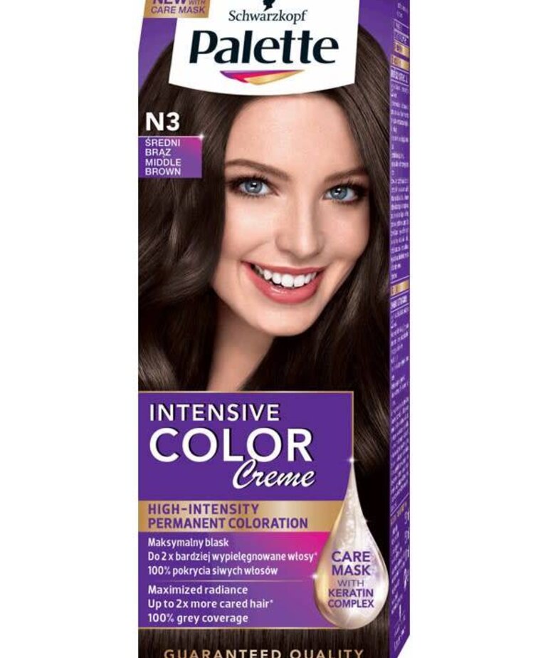 SCHWARZKOPF Intensive Color Creme Krem Koloryzujacy Nr N3 Sredni Braz