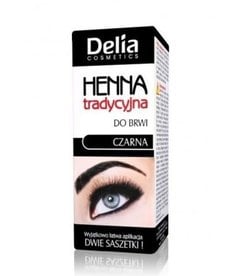 DELIA DELIA Henna Do Brwi  I Rzęs Tradycyjna 1.0 Czarny