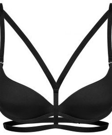 Promees-Bra Straps, Body Harness Zoey BLACK 