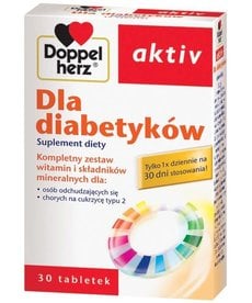 DOPPEL HERZ Activ Diet Supplement for Diabetics 30 tablets