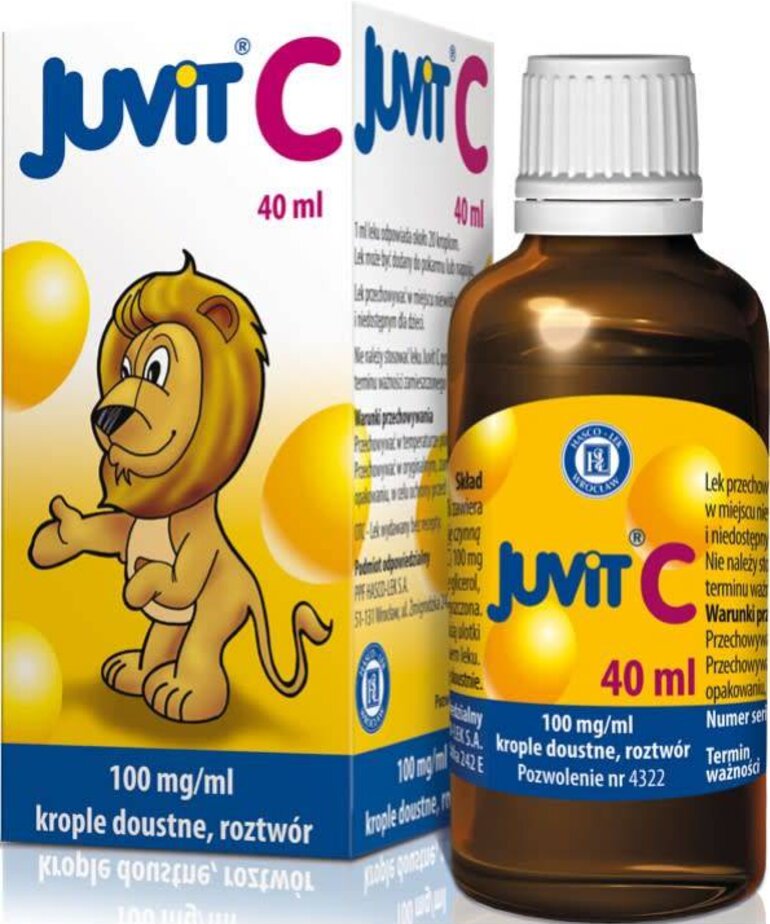 HASCO-LEK JUVIT C 100 mg/ml Krople Doustne 100ml