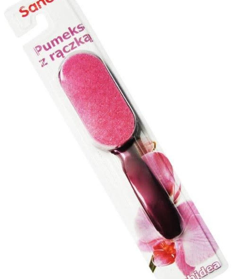 SANEL Pumice stone with an Orchid handle