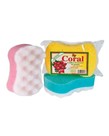 CORAL Massage Sponge Gabka Do Masazu Motyl