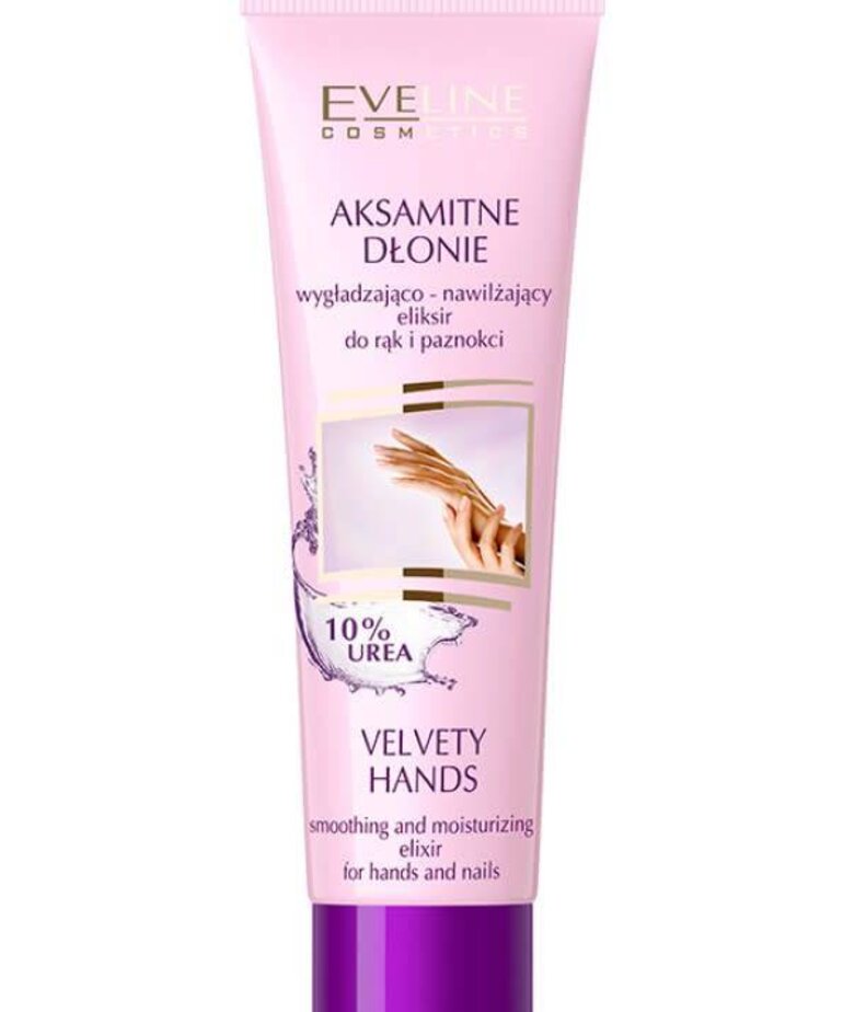 EVELINE EVELINE- Aksamitne Dlonie Krem do Rak i Paznokci Wygladzajaco-Nawilzajacy 100ml