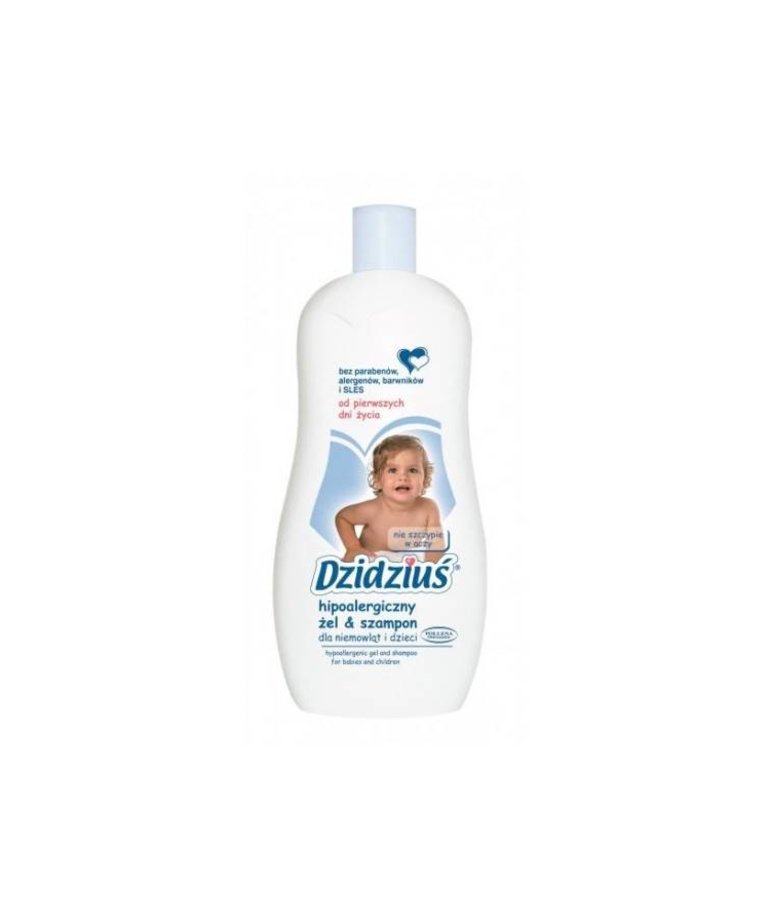 POLLENA DZIDZIUS- Hypoallergenic Gel and Shampoo for children and babies 500ml
