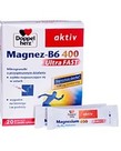 DOPPEL HERZ Magnez Wit. B-6 400 Ultra Fast Mikrogranulki o Przyspieszonym Dzialaniu 20 szt