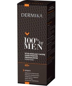 DERMIKA Dermika- 100%  For Men Krem do Twarzy 40+ Przeciw Zmarszczkom 50ml