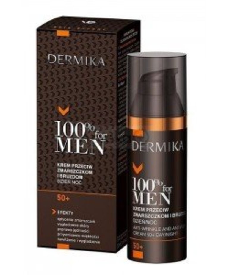 DERMIKA DERMIKA 100% For Men Cream 50+ Against Wrinkles 50ml
