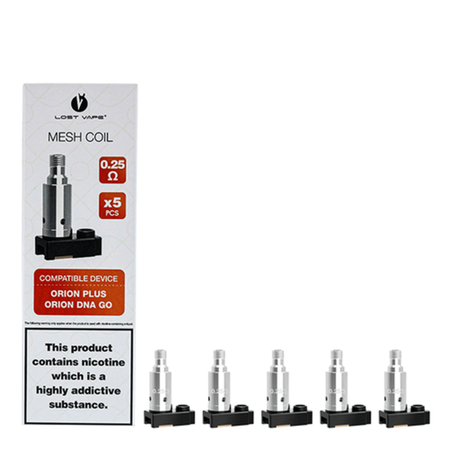 lost vape lost vape orion dna plus replacement coil 5 pack