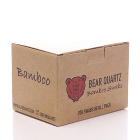 Bear Quartz Bear Quartz Swabs Bamboo Refill