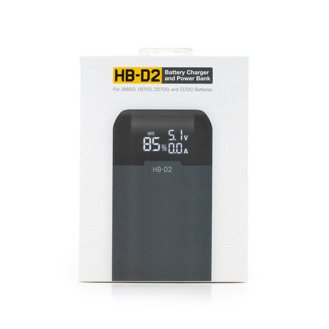 Huni Badger HB D2 Digital Battery Charger / Power Bank - Black