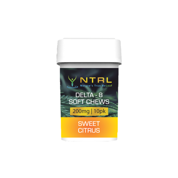 NTRL NTRL D8 Sweet Citrus Soft Chews 20mg 10 Pack