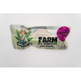 Uncle Chewy's Uncle Chewy's THCa Snowcone Two Pack Pre-Rolls 3G Ice Cream Cake (I)