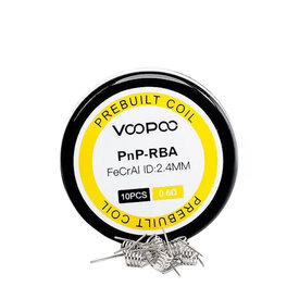  VooPoo PNP RBA FeCrAI 2.4mm Di Prebuilt Coils 10pc