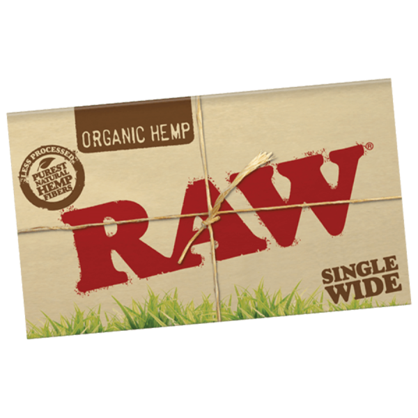  Raw Organic Single Wide Rolling Papers