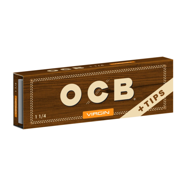  OCB Virgin Rolling Papers - 1¼ Size + Tips