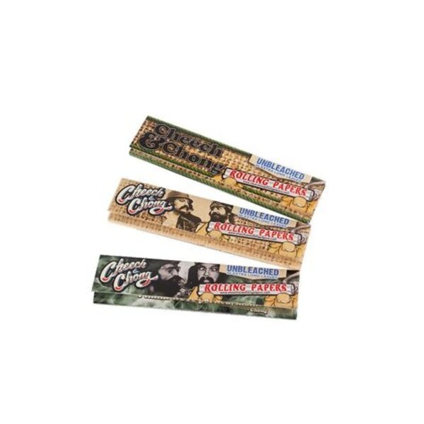  Cheech & Chong Unbleached Rolling Papers - King Size 50ct