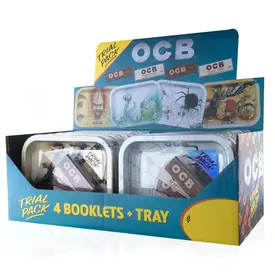  OCB®  1¼ Size Papers w/ Metal Rolling Tray