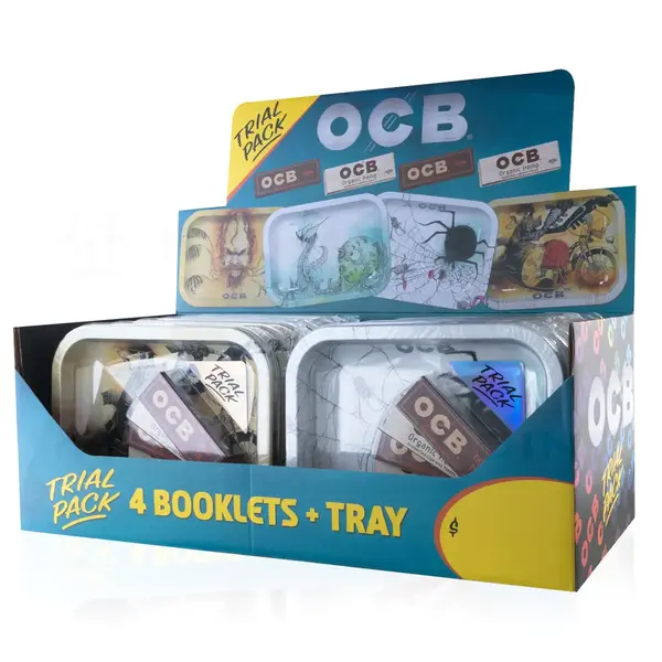  OCB®  1¼ Size Papers w/ Metal Rolling Tray