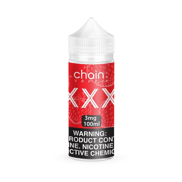 Chain Vapes Chain Vapez E-Liquid 100 ml Bottle XXX 3 mg*