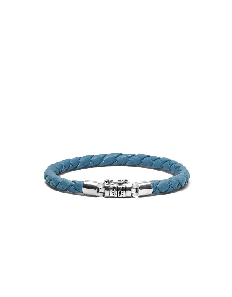 Buddha to buddha BUDDHA TO BUDDHA BEN XS BRACELET SANTORINI CUIR ET ARGENT 925 J545ST-F